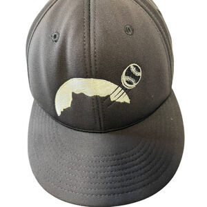 Mountains & Baseball Trucker Baseball Hat Cap Adjustable Strap